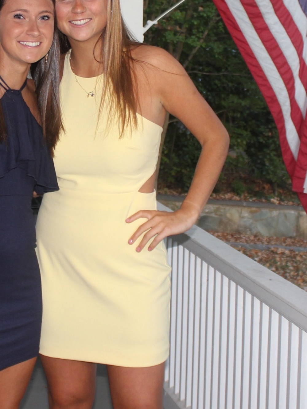 Likely Yellow Mini Dress